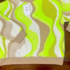 Bershka neon sweater